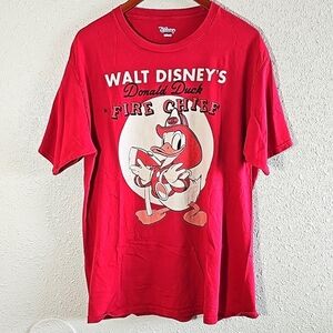 Walt Disney Donald Duck Fire Chief T-Shirt.
